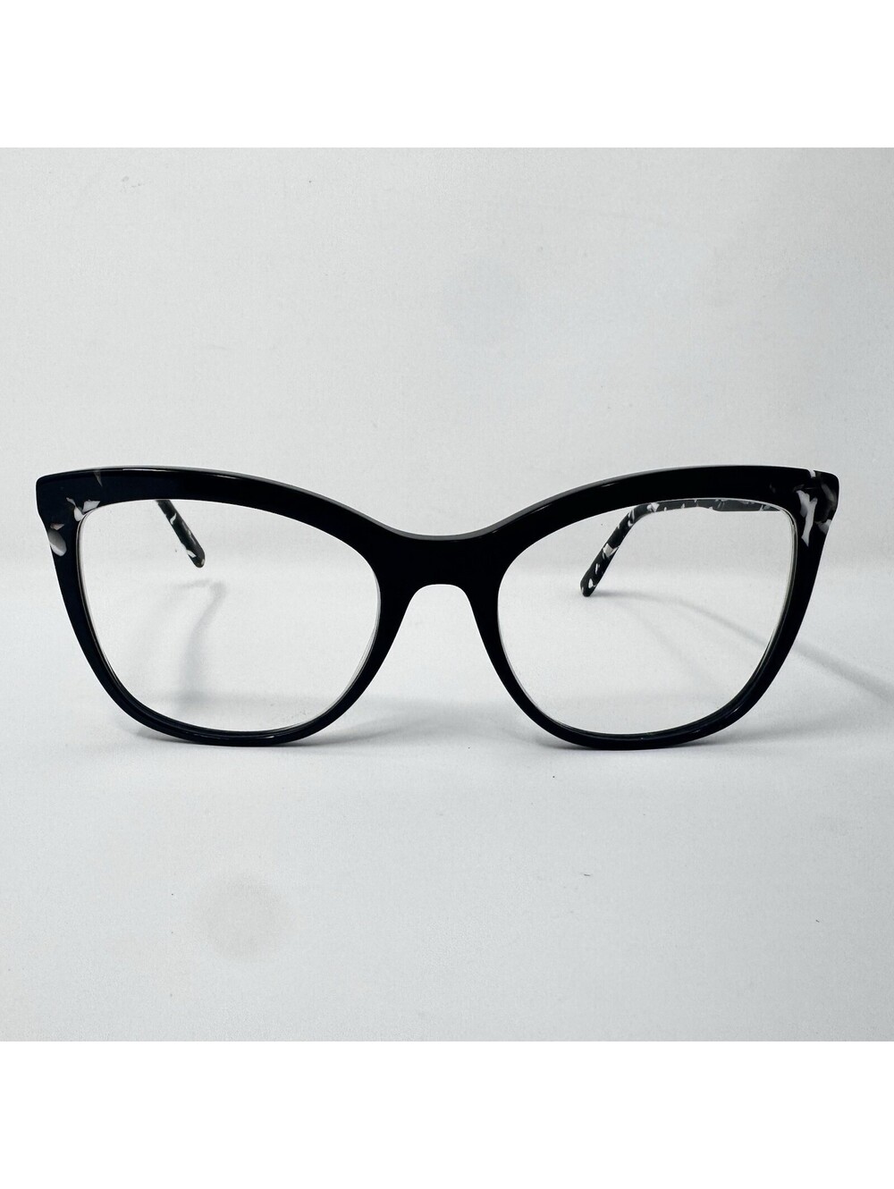Lacoste L2884 001 Black White Marble Eyeglass Frames Only 57-20-145